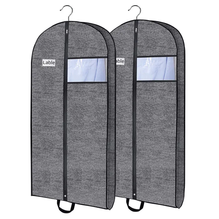 Business canvas Garment Bag Black Dustproof Hange Suit Bag for Storage and Travel Washable Suit Cover for Dresses, Suits,, Light grey
Business canvas Garment Bag Black Dustproof Hange Suit Bag for Storage and Travel Washable Suit Cover for Dresses, Suits,, Light grey