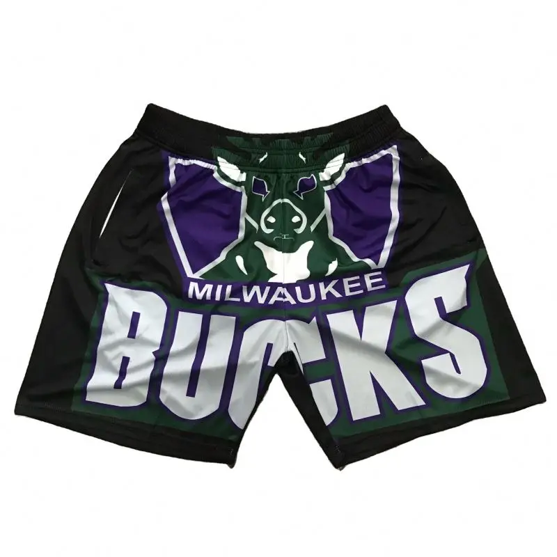 Fashion MN high quality printed men's pants polyester quick-dry loose basketball Bucks shorts, As pictures
Fashion MN high quality printed men's pants polyester quick-dry loose basketball Bucks shorts, As pictures