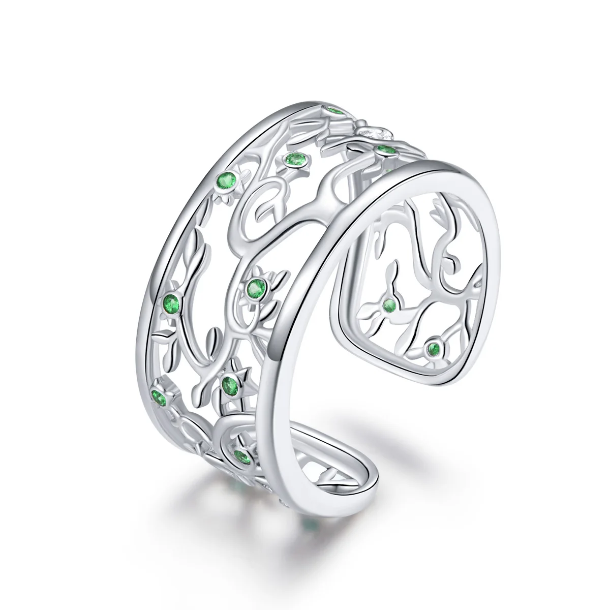 BAMOER Tree of Life Wide Finger Rings for Women 925 Sterling Silver Free Size Adjustable Ring Band New Design Bague BSR125
BAMOER Tree of Life Wide Finger Rings for Women 925 Sterling Silver Free Size Adjustable Ring Band New Design Bague BSR125