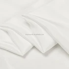Howmay crepe de chine 100% pure silk fabric 16m/m 45"cm 114cm unbleached natural white for dress dyeing or painting