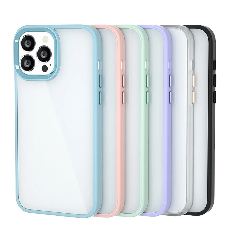 Luxury Metal Frame Transparent Hard PC Cell Phone Case For iPhone 13 13 Pro 13 Pro Max, Multi colors
Luxury Metal Frame Transparent Hard PC Cell Phone Case For iPhone 13 13 Pro 13 Pro Max, Multi colors