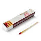 Small Printed Lipstick Matchbox Wholesale Colored Tip Wooden Matches