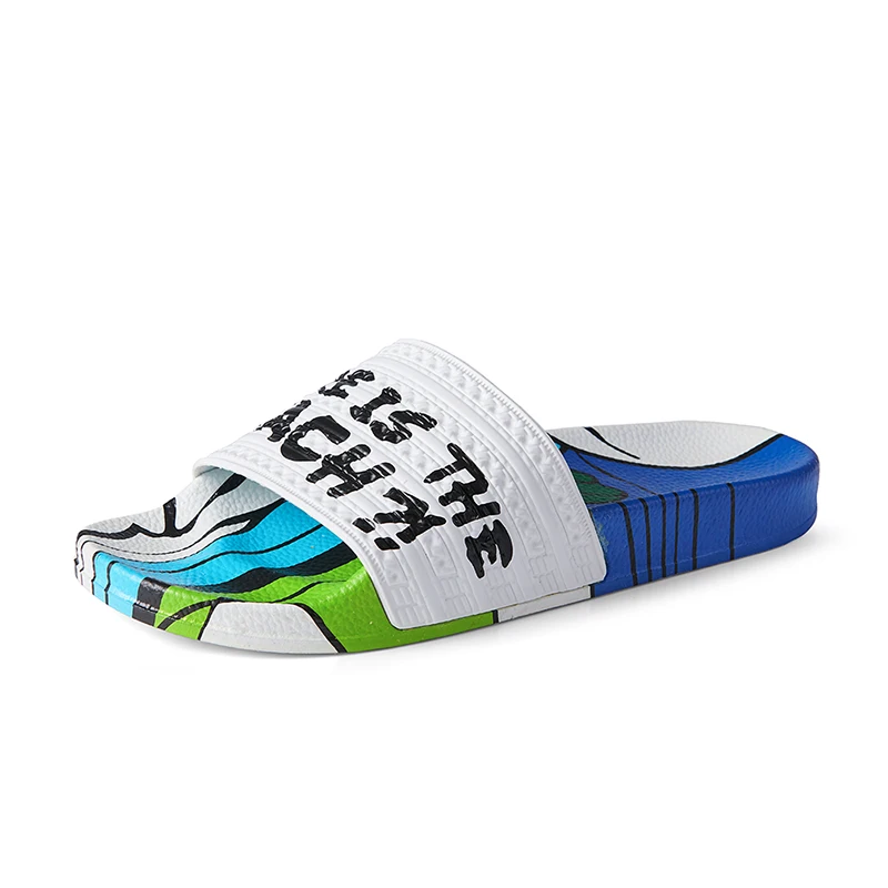 Thermal transfer and digital printing leather men's slippers beach flip flop size 39-45, Customized color
Thermal transfer and digital printing leather men's slippers beach flip flop size 39-45, Customized color