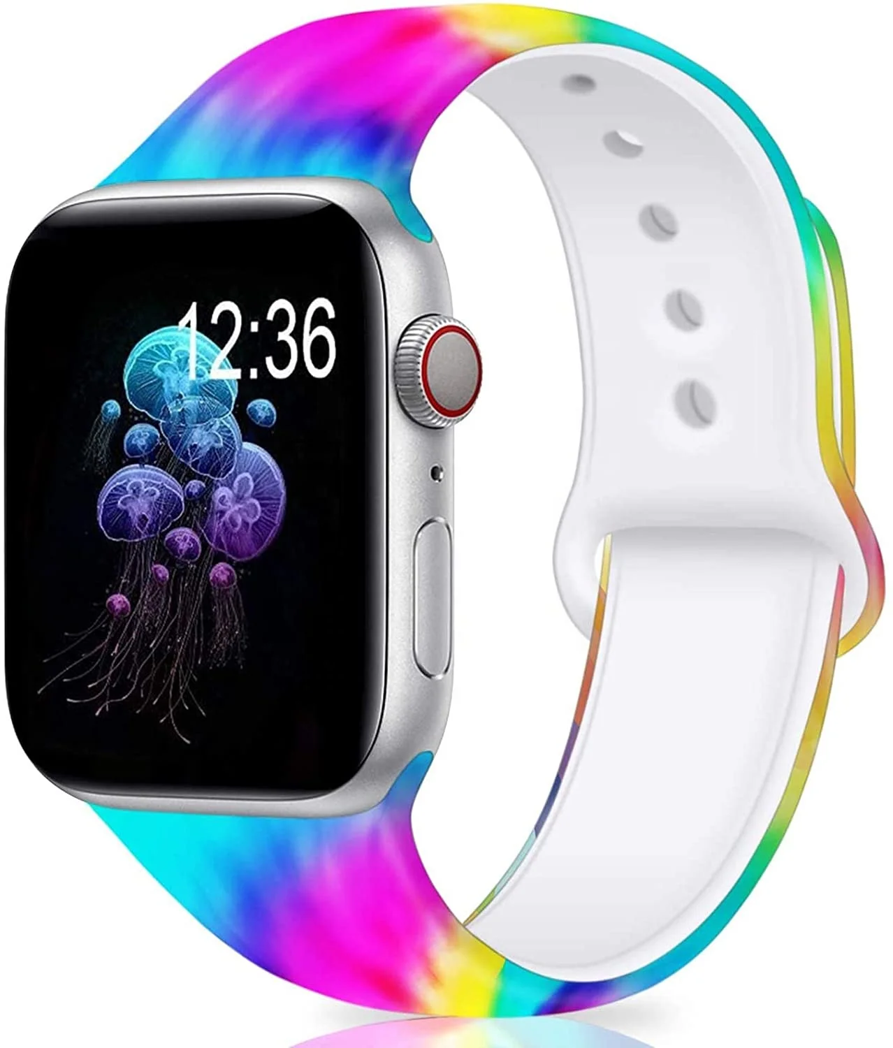 Colorful Rainbow Tye Die Apple Watch Band 44mm 40mm Strap for iWatch Series 6 SE 5 4 3 2 1
Colorful Rainbow Tye Die Apple Watch Band 44mm 40mm Strap for iWatch Series 6 SE 5 4 3 2 1