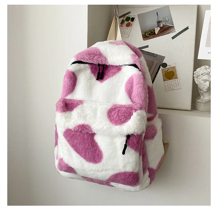 Ins Hot Sale Winter Plush Backpack Large Capacity Fashion Student School Bag New Cute Design Backpack Fashion Backpack For Girl
Ins Hot Sale Winter Plush Backpack Large Capacity Fashion Student School Bag New Cute Design Backpack Fashion Backpack For Girl