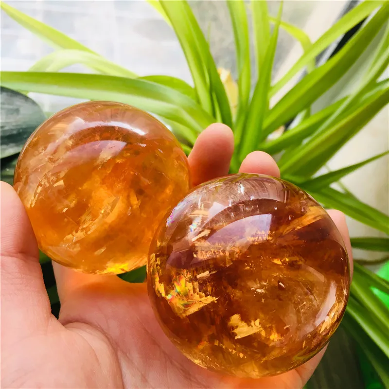 High Quality Natural Yellow Iceland Spar Orange Rainbow Calcite Spheres Stone for Healing
High Quality Natural Yellow Iceland Spar Orange Rainbow Calcite Spheres Stone for Healing