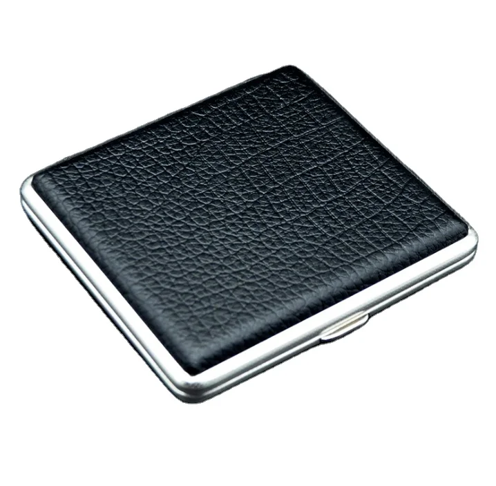 Hot seller leather waterproof cigarette case stainless 20 pcs cigarette box in stock, Black/brown
Hot seller leather waterproof cigarette case stainless 20 pcs cigarette box in stock, Black/brown