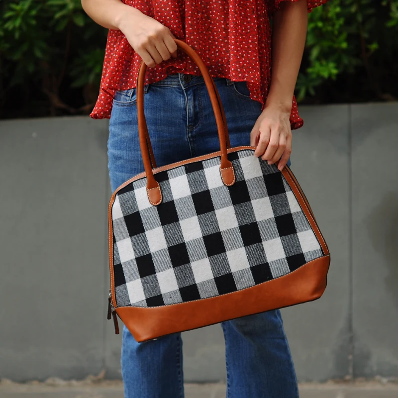 DOMIL Classic Vintage Houndstooth PU Leather Shell Handbags Leopard Grid Shoulder Tote Bag Purse for Women Lady, As pic
DOMIL Classic Vintage Houndstooth PU Leather Shell Handbags Leopard Grid Shoulder Tote Bag Purse for Women Lady, As pic