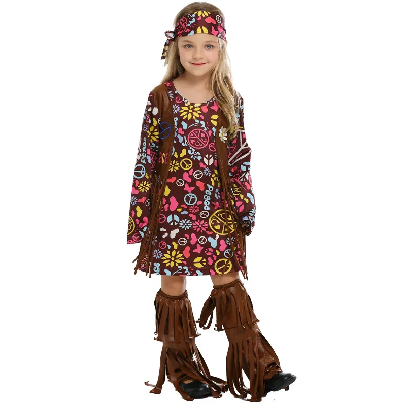 Fringed Native Indian Aboriginal Costume Cosplay For Girls Carnival Halloween Hip Hop Party Fancy Dress Costumes For Kids
Fringed Native Indian Aboriginal Costume Cosplay For Girls Carnival Halloween Hip Hop Party Fancy Dress Costumes For Kids