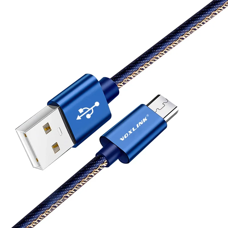 Denim android cable factory wholesale custom fashion micro usb charging cable, Black/red/blue
Denim android cable factory wholesale custom fashion micro usb charging cable, Black/red/blue
