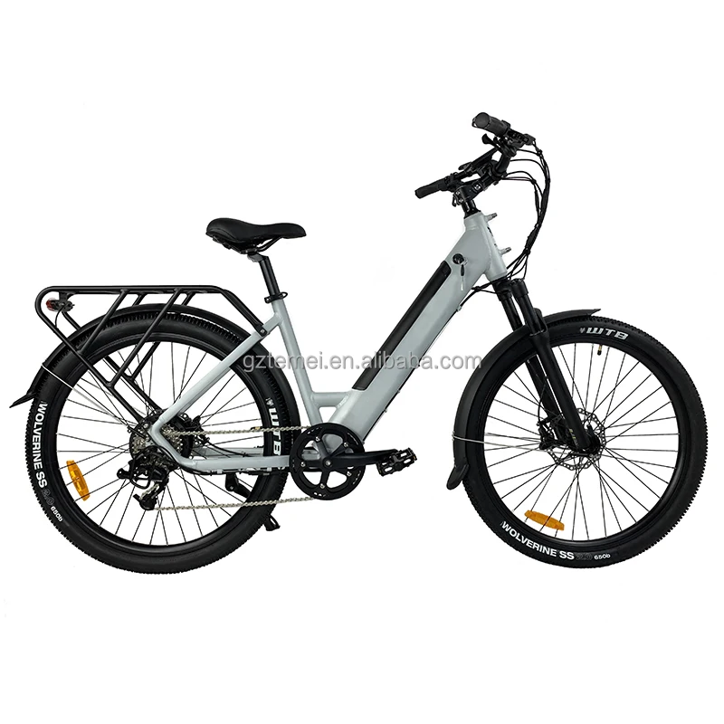 Dropshipping best 27.5 inch adult ladies step through Bafang e bike urban city 48v 500w disc brake electric bicycle for sale, Gray/black
Dropshipping best 27.5 inch adult ladies step through Bafang e bike urban city 48v 500w disc brake electric bicycle for sale, Gray/black