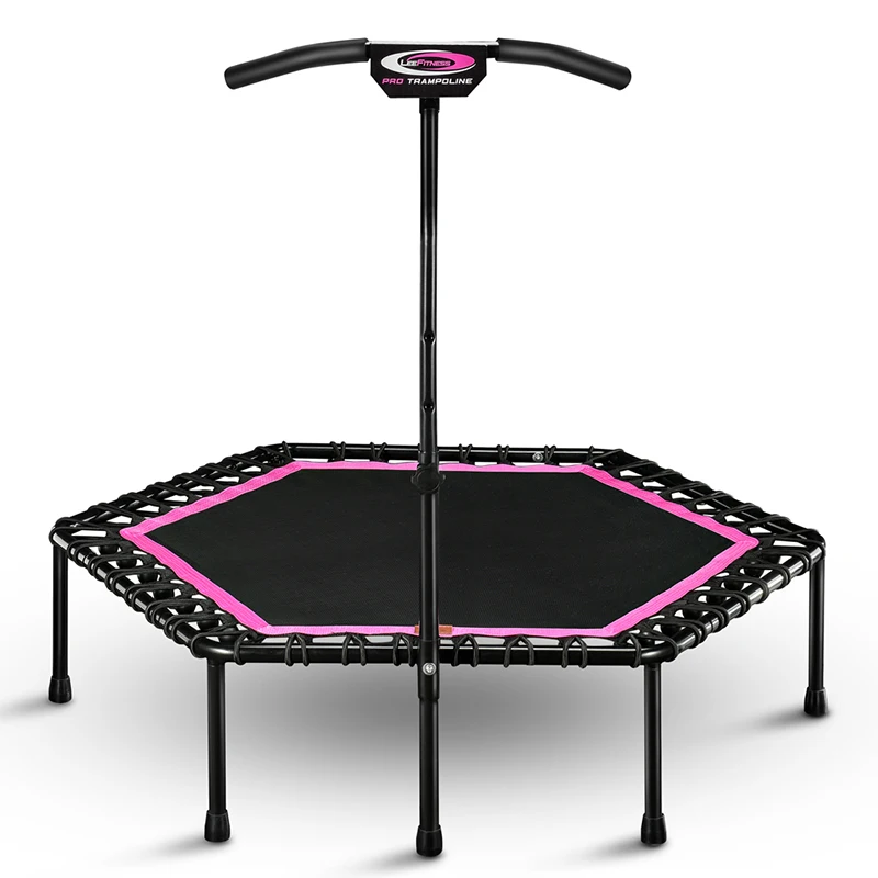 adult jumping indoor un folding trampoline for good building fitness, Black green/black pink
adult jumping indoor un folding trampoline for good building fitness, Black green/black pink