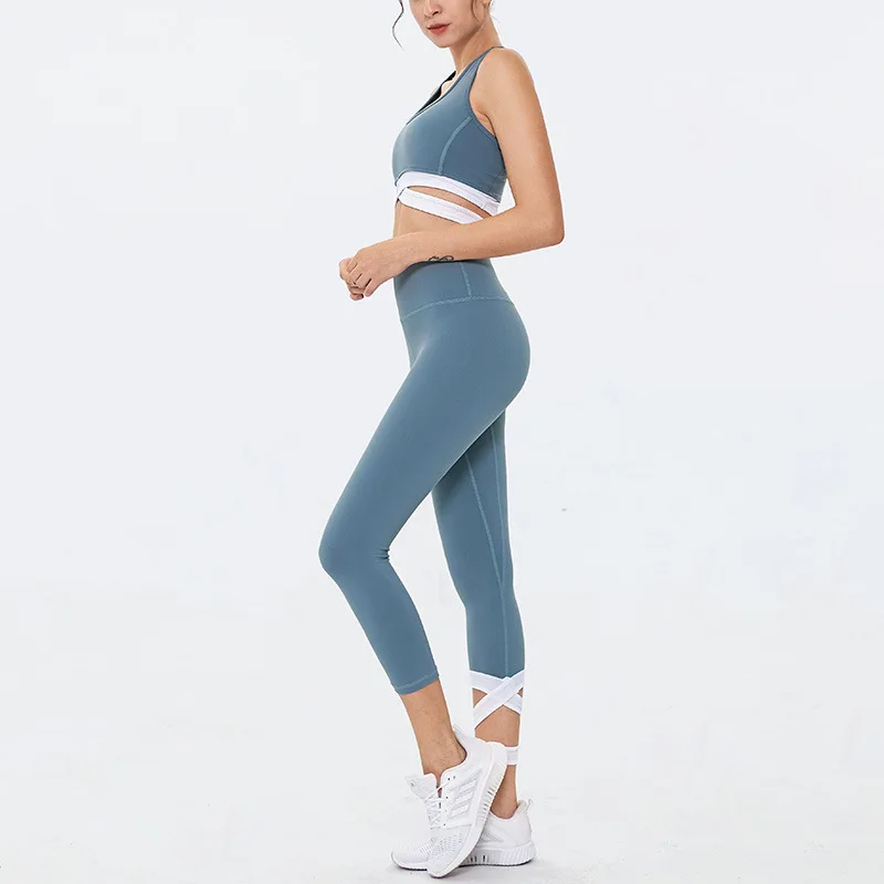 Shein Low price Shein quick dry lightweight ninth pants and vest women yoga sports sleeveless suit clothes in stock goods
Shein Low price Shein quick dry lightweight ninth pants and vest women yoga sports sleeveless suit clothes in stock goods