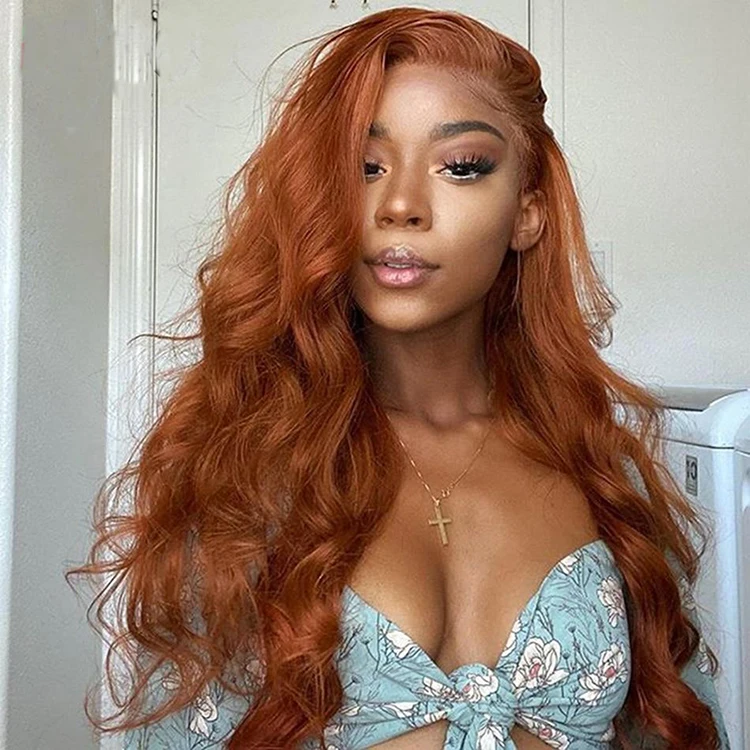 Ginger colored wigs human hair lace front wig natural human hair top quality loose wave ginger wig for black women
Ginger colored wigs human hair lace front wig natural human hair top quality loose wave ginger wig for black women