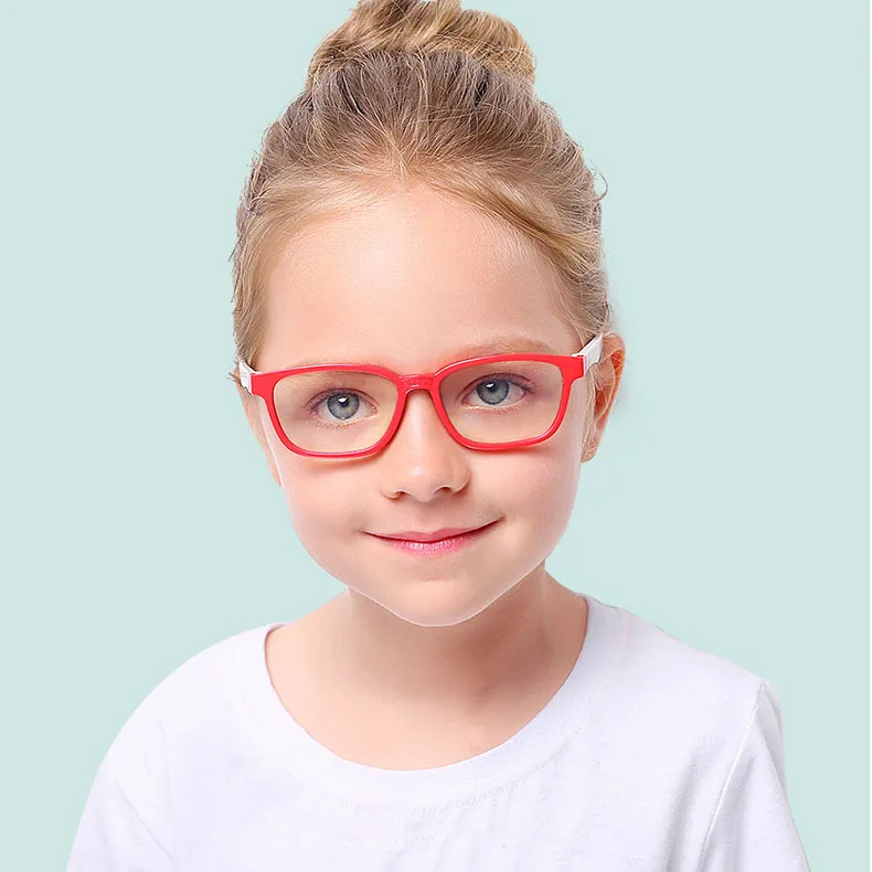 2020 wholesale child computer eyeglasses soft silica gel colorful children optical frames anti blue light blocking glasses kids