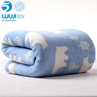 Throw Blanket Flannel Blanket Super Soft 100% Polyester Plush Fuzzy Sofa Bedding Flannel Throw Blanket