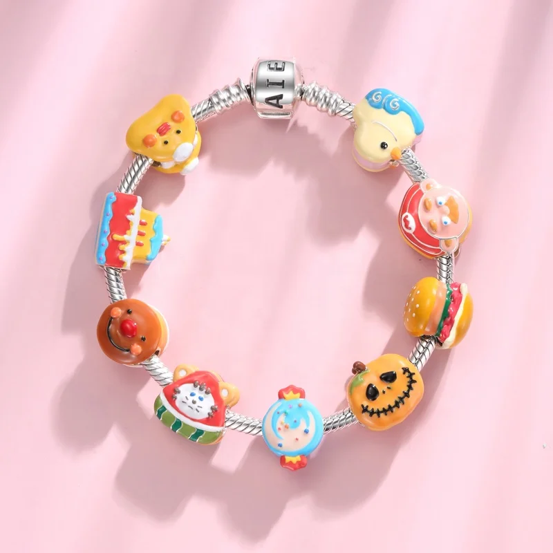 High Quality 925 Silver Delicious Food Dress Animals Pumpkin Yellow Duck Beads Charms for Jewelry Making Fit Original Bracelet
High Quality 925 Silver Delicious Food Dress Animals Pumpkin Yellow Duck Beads Charms for Jewelry Making Fit Original Bracelet