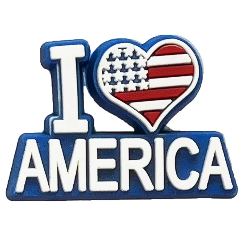 Wholesale new design custom Independence Day I love American suit croc Charm Shoes charms, Picture
Wholesale new design custom Independence Day I love American suit croc Charm Shoes charms, Picture