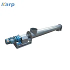 High capacity building industry inclined concrete cement screw auger conveyor