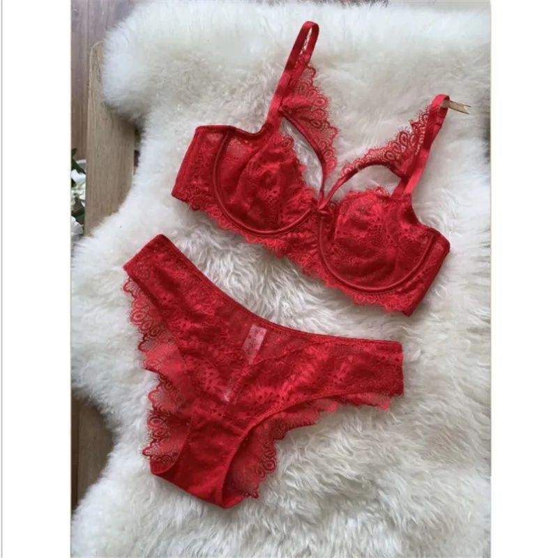 Sexy lingerie Lace silk gauze thin translucent bra set large size girl transparent underwear women set, Customized color
Sexy lingerie Lace silk gauze thin translucent bra set large size girl transparent underwear women set, Customized color