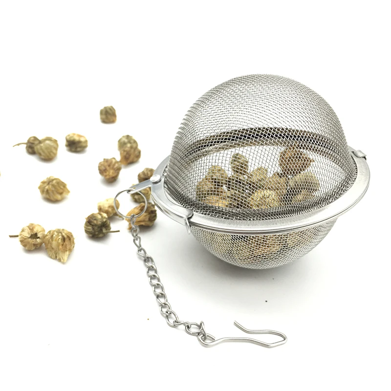 304 Food Grade Ball Shape 7cm Stainless Steel Wire Mesh Tea Strainer For Loose Leaf Tea
304 Food Grade Ball Shape 7cm Stainless Steel Wire Mesh Tea Strainer For Loose Leaf Tea