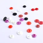 Fashion colorful stock cheap Custom plastic snap button