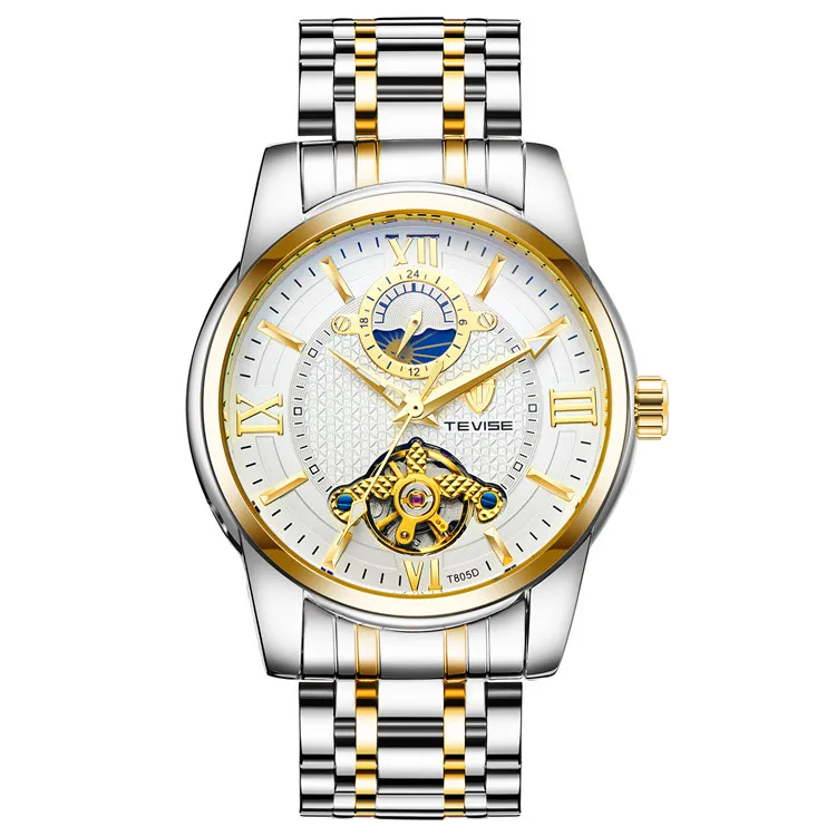 Custom Logo Moq Watches Winder Wholesale Bulk Waterproof Watch Steel Men White Gold Wristwatch Band Automatic Hand Watch, Optional
Custom Logo Moq Watches Winder Wholesale Bulk Waterproof Watch Steel Men White Gold Wristwatch Band Automatic Hand Watch, Optional