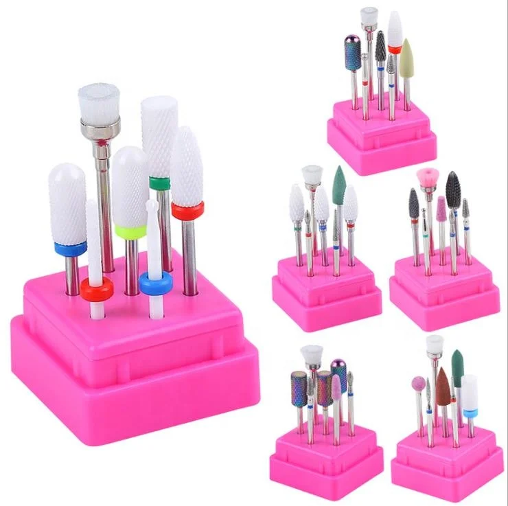Safety Remove 3/32'' (2.35mm) Professional 7pcs Tungsten Carbide Ceramic Nail drill bit set, 8 colors
Safety Remove 3/32'' (2.35mm) Professional 7pcs Tungsten Carbide Ceramic Nail drill bit set, 8 colors