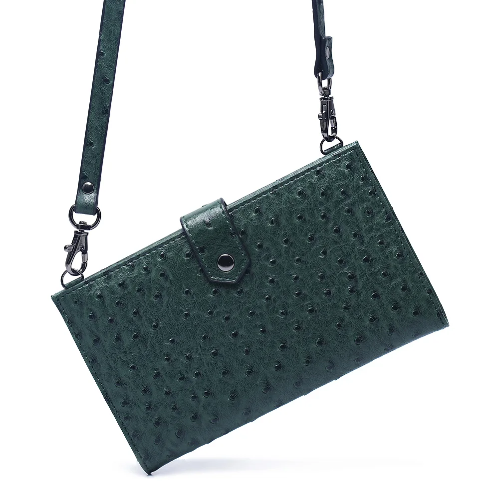 2020 Hot Sale Ostrich Pattern Wallet Bag Leather Strap Phone Bag New Fashion Card Bag
2020 Hot Sale Ostrich Pattern Wallet Bag Leather Strap Phone Bag New Fashion Card Bag