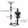 /product-detail/cat-tree-scratching-post-multi-level-tower-tree-with-perches-platform-and-condo-play-house-pets-activity-playing-furniture-62279187056.html