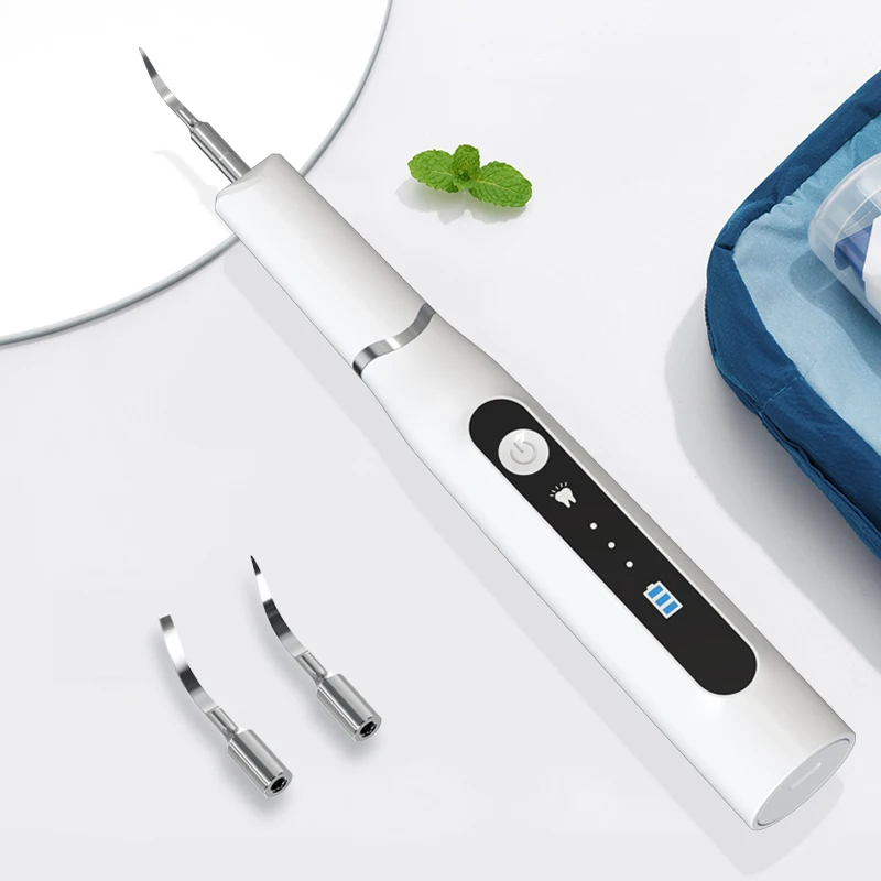 Ultrasonic Sonic Dental Scaler LED Display Electric Tooth Calculus Stains Remover Tooth Whitening Brush USB Teeth Cleaner, White
Ultrasonic Sonic Dental Scaler LED Display Electric Tooth Calculus Stains Remover Tooth Whitening Brush USB Teeth Cleaner, White