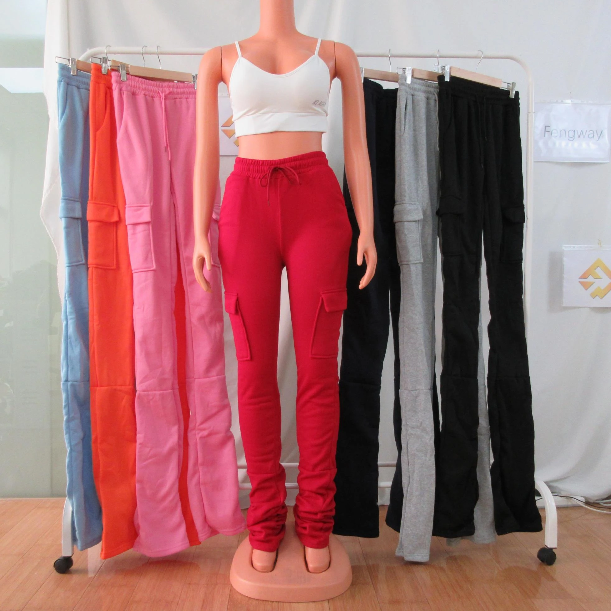 Custom Winter Woman Pants Stock Mid Waist Thick Stacked Legging Pants Thick Stacked Sweatpants With Women
Custom Winter Woman Pants Stock Mid Waist Thick Stacked Legging Pants Thick Stacked Sweatpants With Women