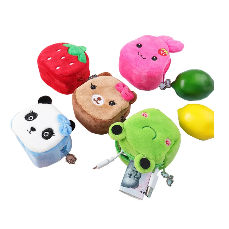 Wholesale kawaii cute cartoon animal plush coin purse kids mini wallet embroidery fluffy coin pouch for promotion
Wholesale kawaii cute cartoon animal plush coin purse kids mini wallet embroidery fluffy coin pouch for promotion