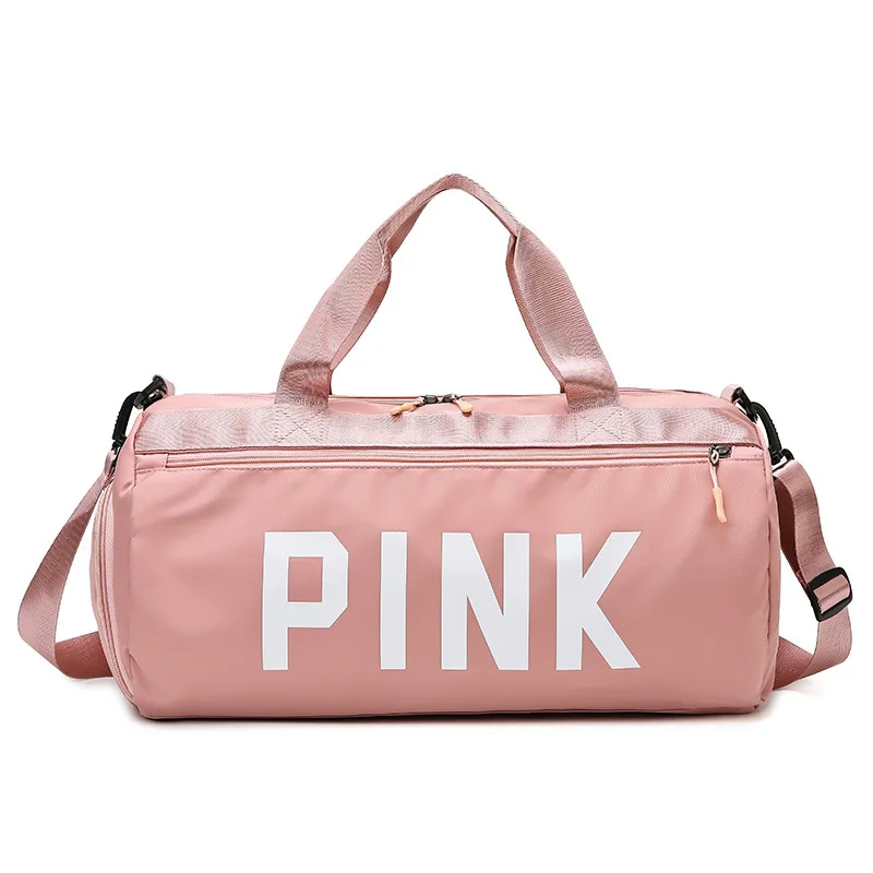 Customized Logo Large Capacity Luggage Sports Travel Bag Women Waterproof Tote Gym Pink Duffle Bag
Customized Logo Large Capacity Luggage Sports Travel Bag Women Waterproof Tote Gym Pink Duffle Bag