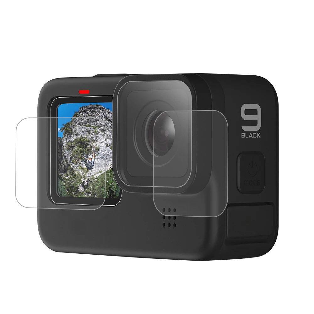 GoPro Hero 9 Black Camera Lens and LCD Screen HD Film Screen Protector Film for GoPro Hero 9 Black Camera Accessories
GoPro Hero 9 Black Camera Lens and LCD Screen HD Film Screen Protector Film for GoPro Hero 9 Black Camera Accessories