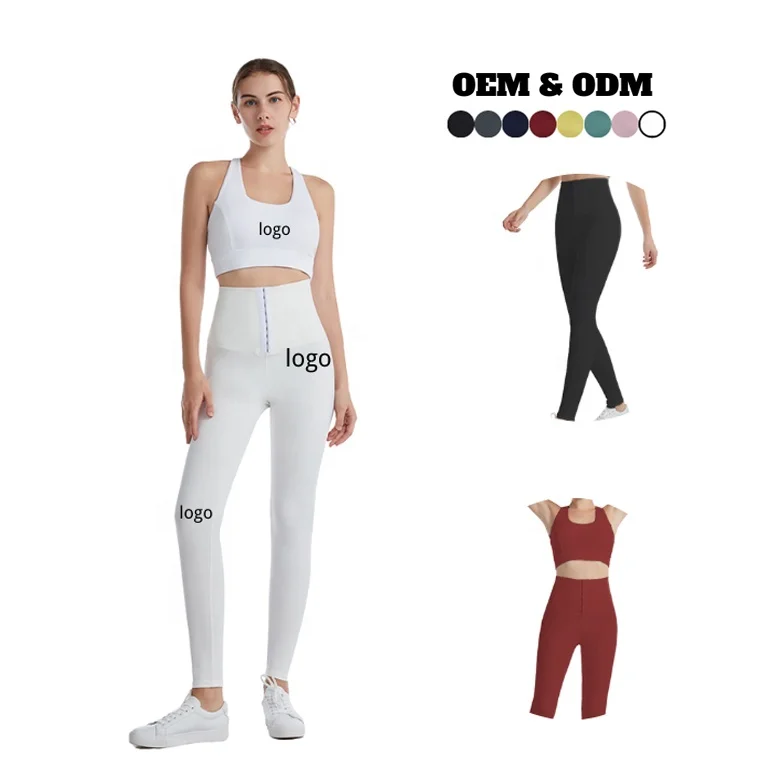 Custom Logo 2021 Women's Gym Adjustable High Waist Leggings and Sports Bra Workout Set 2Pcs White Yoga Set
Custom Logo 2021 Women's Gym Adjustable High Waist Leggings and Sports Bra Workout Set 2Pcs White Yoga Set