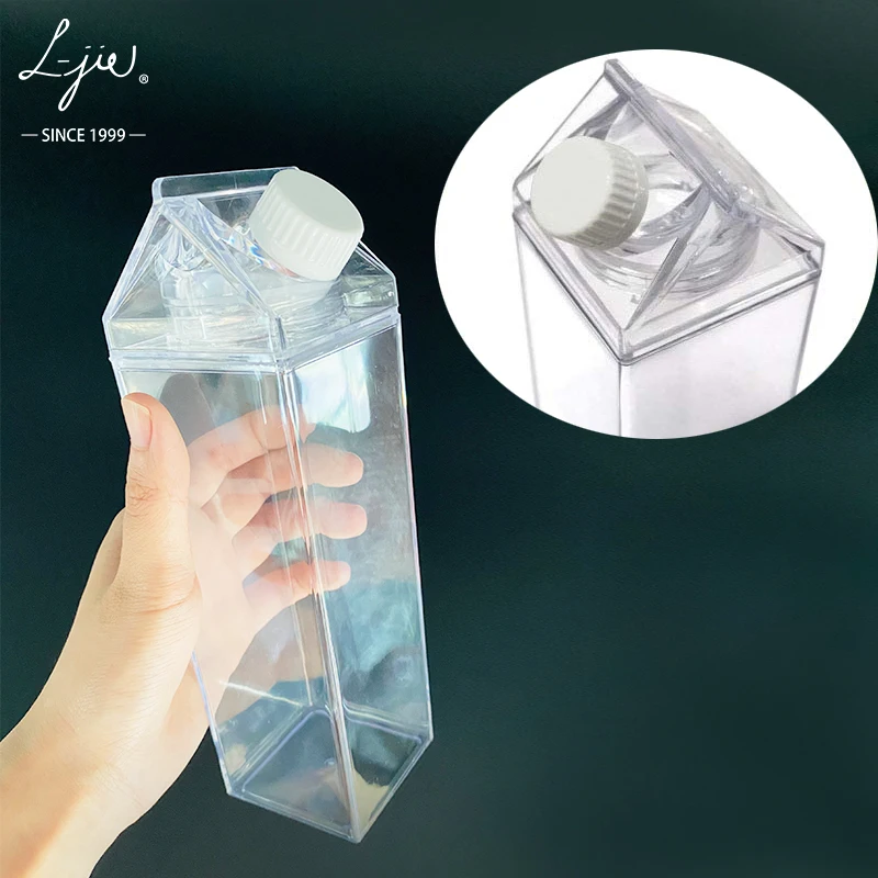 500ml 1000ml Custom Reusable Acrylic Square Plastic Transparent Clear Milk Box Shaped carton bottle
500ml 1000ml Custom Reusable Acrylic Square Plastic Transparent Clear Milk Box Shaped carton bottle