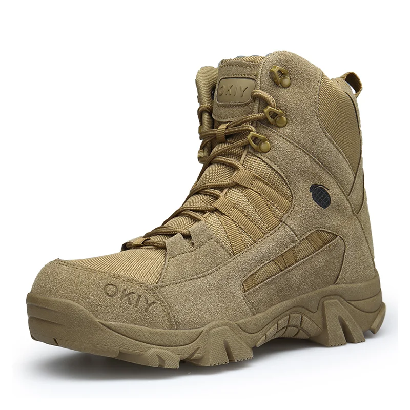Wholesale High-top Outdoor Tactical Desert Snow Camping Large Size Training Men's Hiking Shoes
Wholesale High-top Outdoor Tactical Desert Snow Camping Large Size Training Men's Hiking Shoes