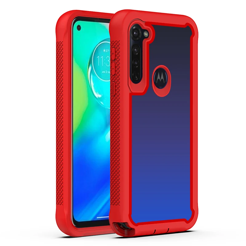 3 in 1 Transparent Case For moto g8 plus Shockproof Bumper Phone Back Case for motorola g stylus, 5 colors
3 in 1 Transparent Case For moto g8 plus Shockproof Bumper Phone Back Case for motorola g stylus, 5 colors