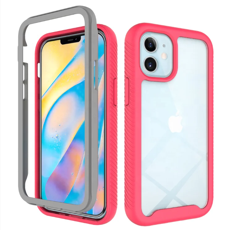 Hybrid PC TPU Bumper Cell Phone Case for iphone 12 12pro max Shockproof Clear Mobile Phone Back Cover, Multi-color, can be customized
Hybrid PC TPU Bumper Cell Phone Case for iphone 12 12pro max Shockproof Clear Mobile Phone Back Cover, Multi-color, can be customized
