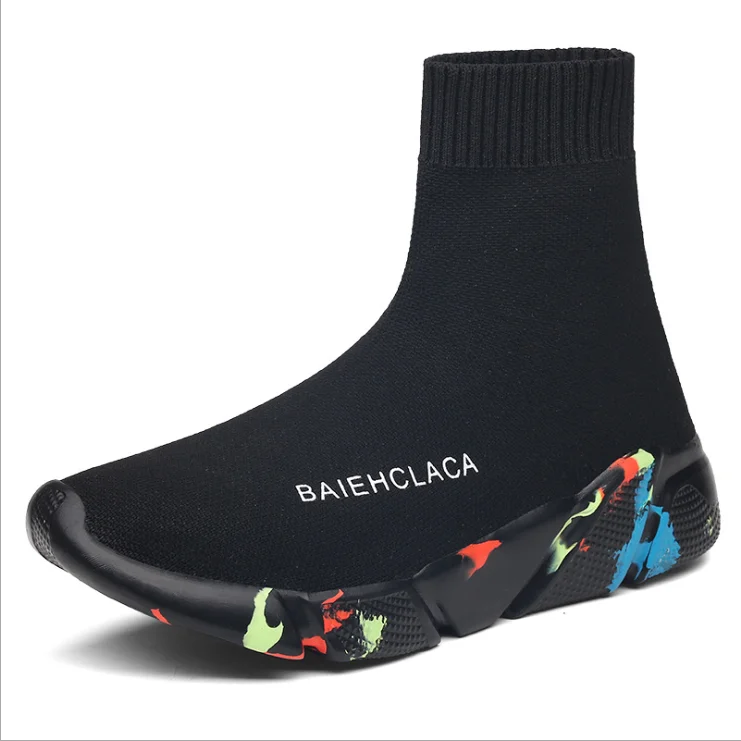 Popular Trend Stretch Fabric Socks Sneakers Couples Running Sport Shoes Woman Men Mesh Scarpe Sportive Outdoor Jogging Trainers, Black
Popular Trend Stretch Fabric Socks Sneakers Couples Running Sport Shoes Woman Men Mesh Scarpe Sportive Outdoor Jogging Trainers, Black