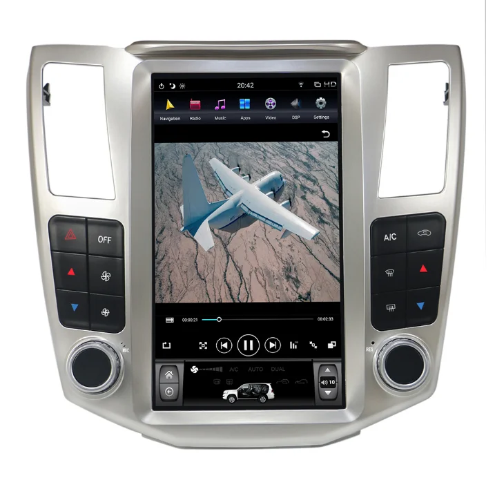 Android 9.0 Tesla style Vertical Screen Car Multimedia Player GPS Navigation For Lexus 2009 RX350 radio head unit Auto stereo
Android 9.0 Tesla style Vertical Screen Car Multimedia Player GPS Navigation For Lexus 2009 RX350 radio head unit Auto stereo