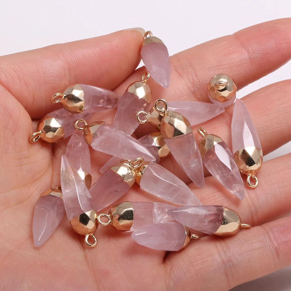 Natural Stone Jewelry Pendant DIY Making Rose Quartz Necklace Luxury Crystal Necklaces for Women, Emerald green
Natural Stone Jewelry Pendant DIY Making Rose Quartz Necklace Luxury Crystal Necklaces for Women, Emerald green