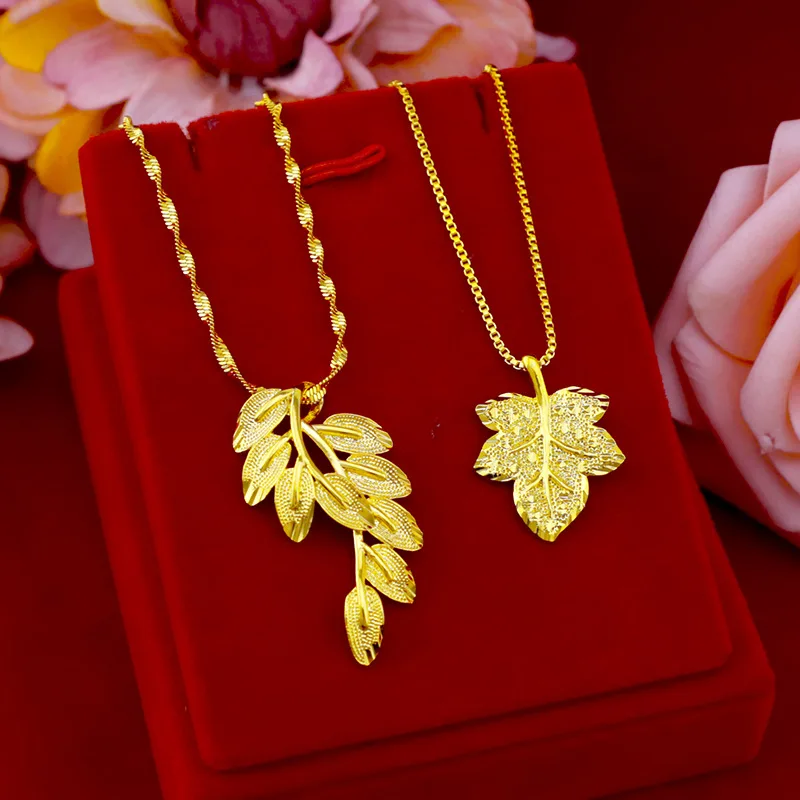 Dropshipping Fashion Gold Necklace for Women Wedding Jewelry Solid Leaves Pendant Necklace Choker Fine Jewelry Statement Gifts
Dropshipping Fashion Gold Necklace for Women Wedding Jewelry Solid Leaves Pendant Necklace Choker Fine Jewelry Statement Gifts
