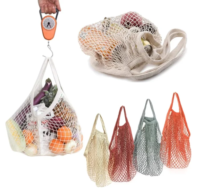 OEM Grocery Bags for Fruit Vegetable Bag Cotton Mesh String Short Handle Net Shopping Bags, 20 colors can choose
OEM Grocery Bags for Fruit Vegetable Bag Cotton Mesh String Short Handle Net Shopping Bags, 20 colors can choose