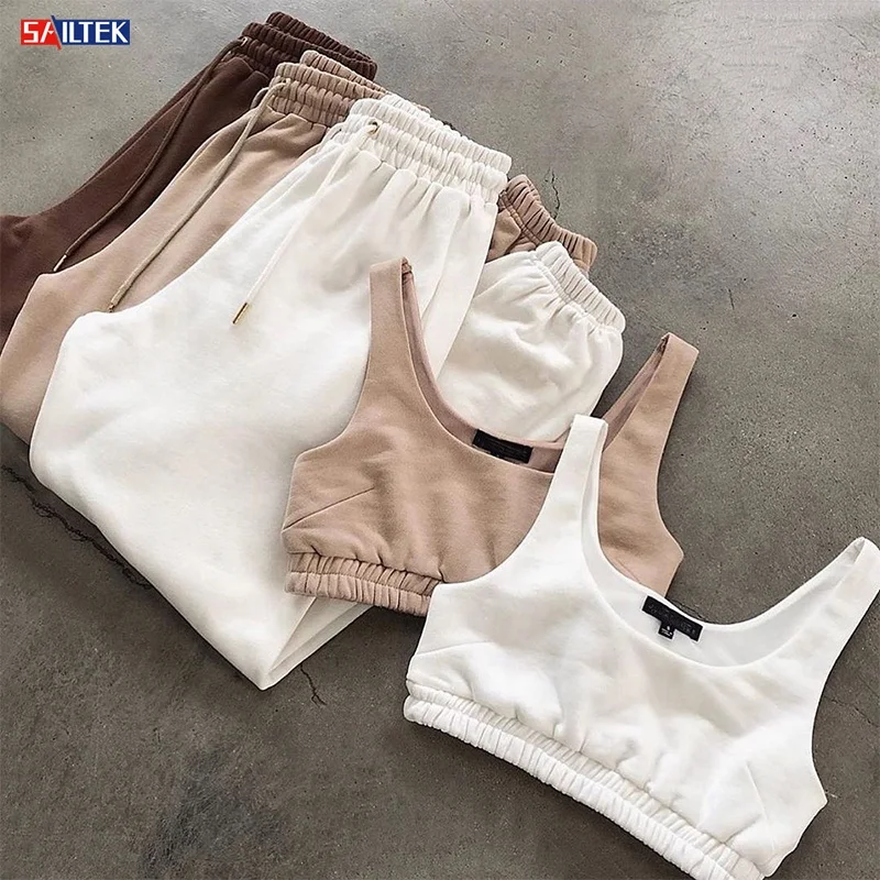 2023 High quality custom logo joggers 2 piece crop top and sweatpants set two piece pants set women workout womens 2 piece set
2023 High quality custom logo joggers 2 piece crop top and sweatpants set two piece pants set women workout womens 2 piece set