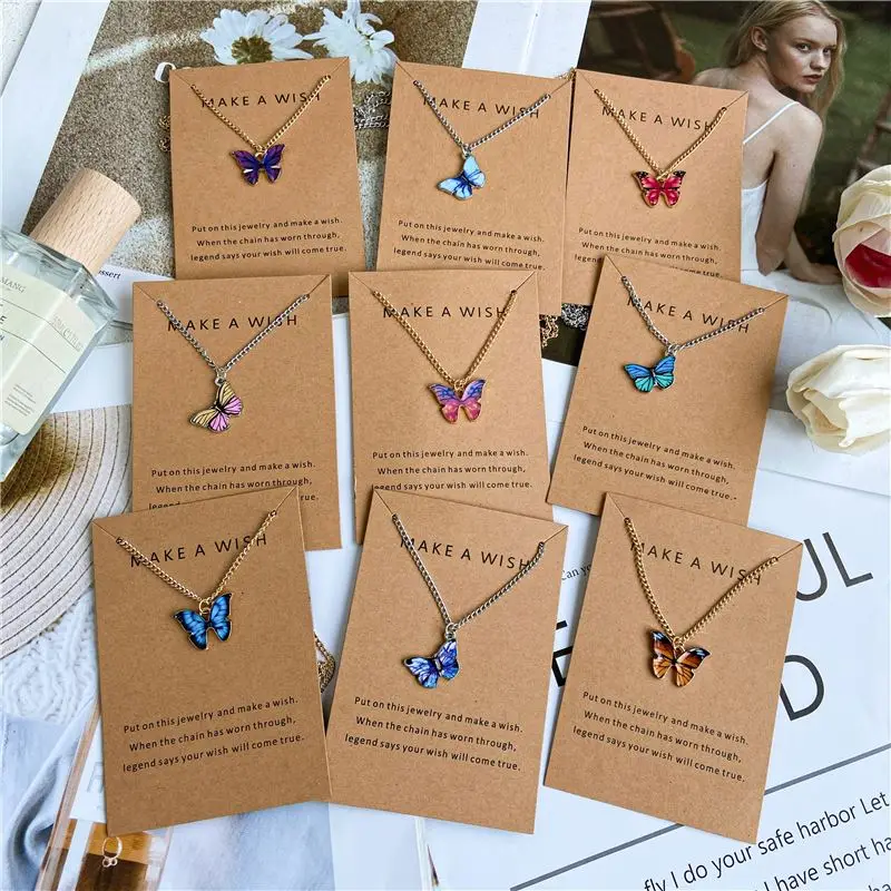 YHY make a wish butterfly necklace dropshipping trendy hand made boho jewelry Free Shipping, Gold
YHY make a wish butterfly necklace dropshipping trendy hand made boho jewelry Free Shipping, Gold