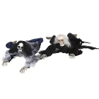 60 inch Halloween decoration Grave breaker Skeleton Black and White