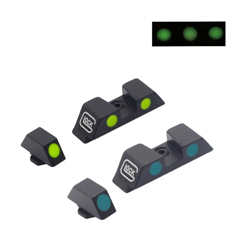 Tactical Blue Green Dot Sight Front Rear Fiber Sight for Hunting Glock 17/19/22/23/24/26/27/33/34/35 Gen 4, Black
Tactical Blue Green Dot Sight Front Rear Fiber Sight for Hunting Glock 17/19/22/23/24/26/27/33/34/35 Gen 4, Black