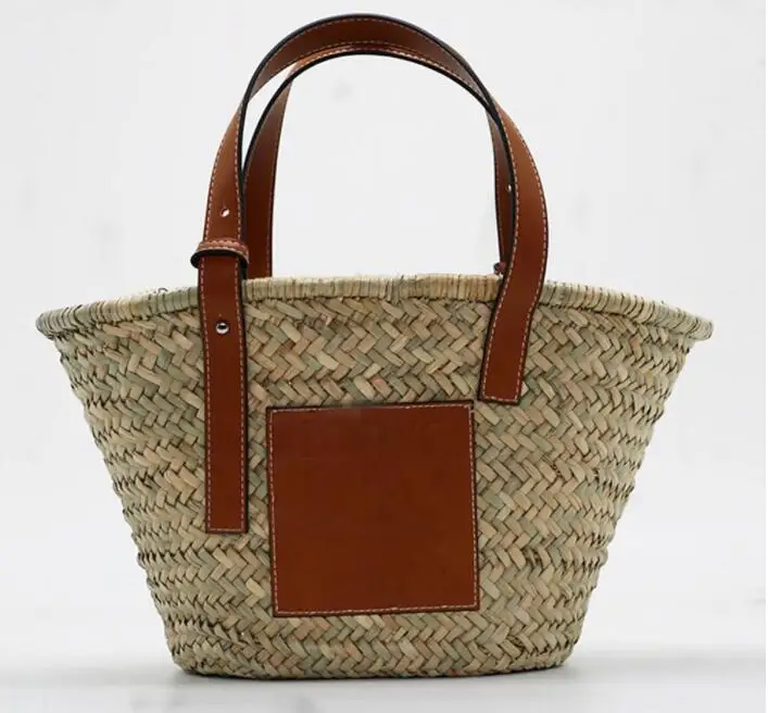 Fashion Women Straw Bags Hand-woven Handbag Popular Trumpet Oval Straw Bag New Ladies Solid Color Beach Bag, 1 colors
Fashion Women Straw Bags Hand-woven Handbag Popular Trumpet Oval Straw Bag New Ladies Solid Color Beach Bag, 1 colors